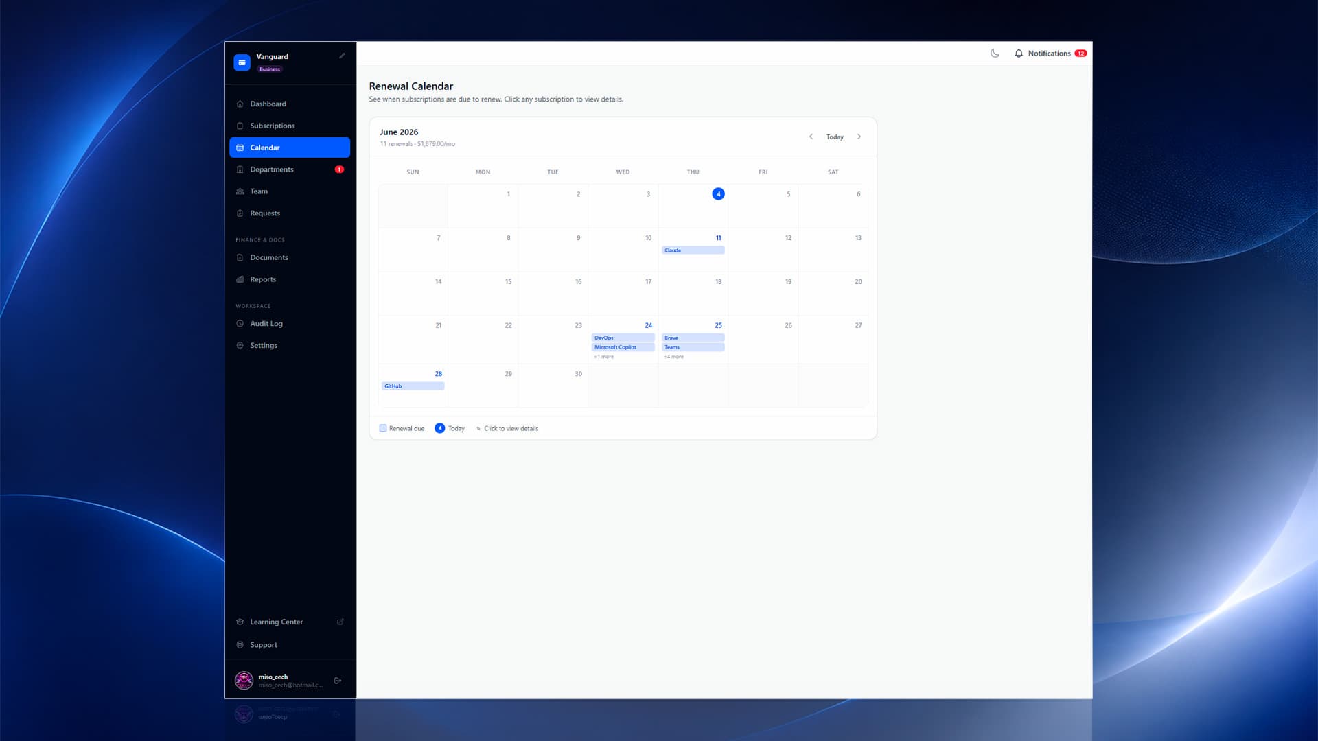 CostLoop screenshot 2
